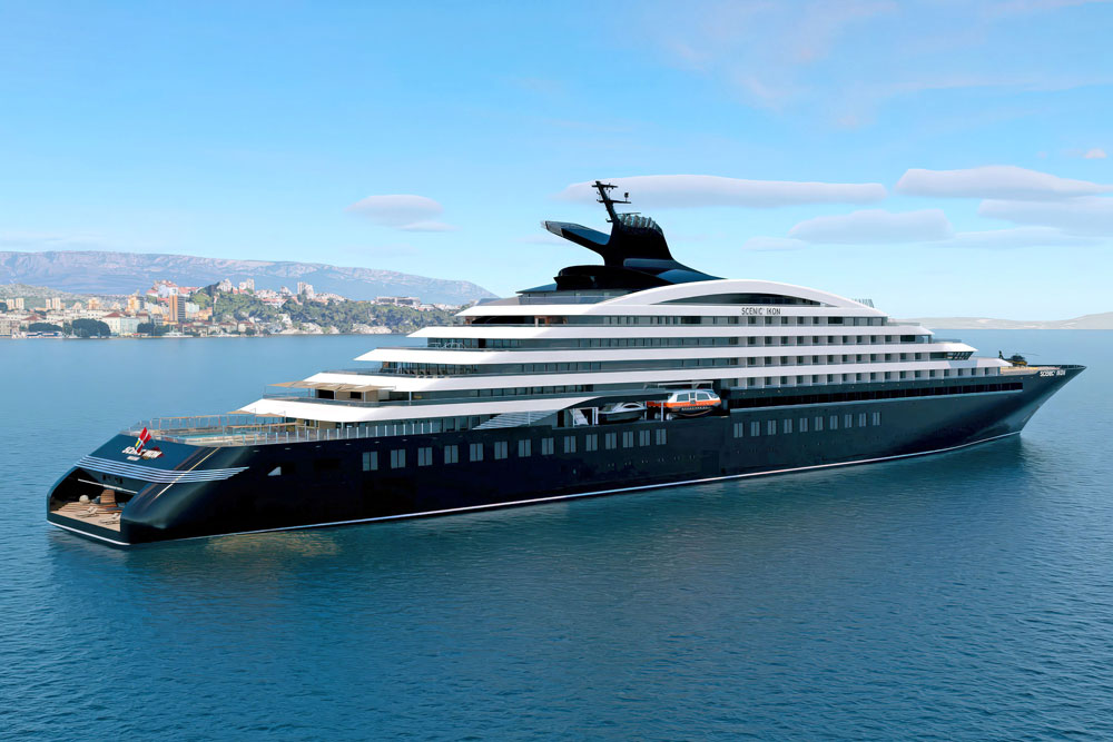 Das 203 m lange Schiff soll 2027 fertiggestellt werden